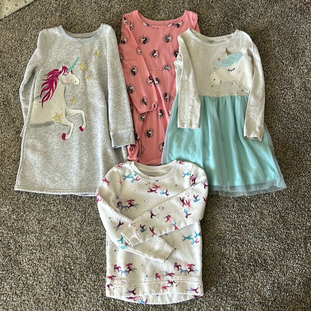 Unicorn lovers bundle. Girls. Size 5